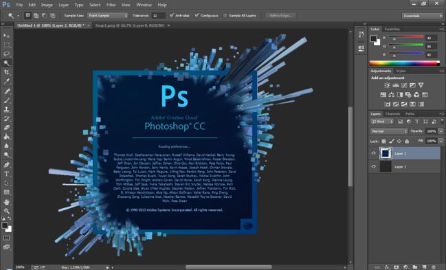 Cài đặt phần mềm photoshop 